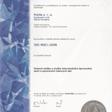 LL-C ISO 9001:2008 - systém managementu jakosti